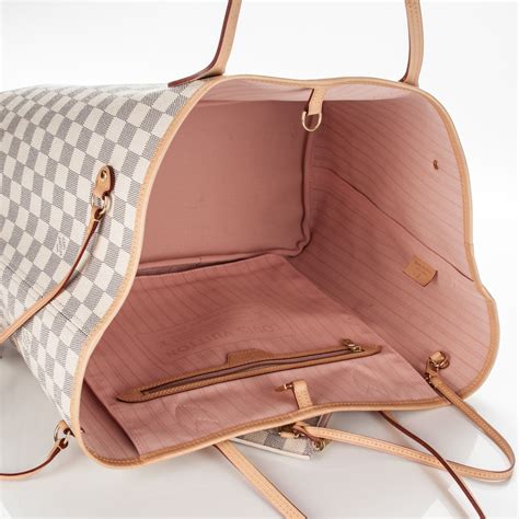 louis vuitton neverfull damier azur rose ballerine lv.de|Louis Vuitton Neverfull rose ballerine.